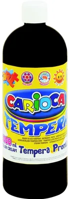 Produktbild von Carioca Temperafarbe 1000 ml Schwarz für Kinder