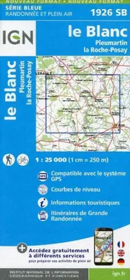 Image de Le Blanc Pleumar 1 : 25 000