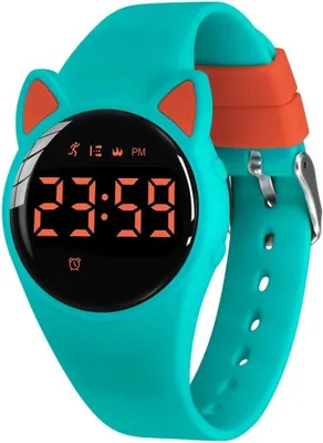 Produktbild von Multifunktionale Kinderuhr mit Schrittzähler, Vibrationsalarm, USB-Ladung, spritzwassergeschützt & einfacher Bedienung ohne App.