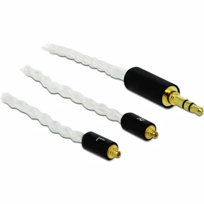 Produktbild von DeLOCK 85845, 3.5mm, Männlich, 2x MMCX, Männlich, 1,2 m, Weiß