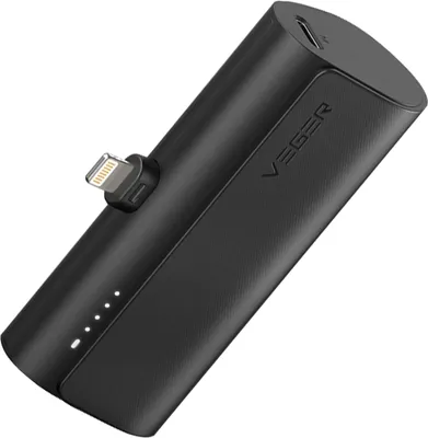 Produktbild von VEGER PlugON-L, 5000 mAh, Lithium-Ion (Li-Ion), 20 W, Schwarz