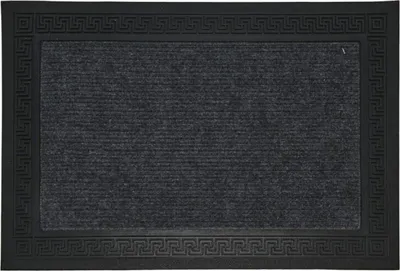 Produktbild von Gummi-Fußmatte 60 x 40 cm schwarz