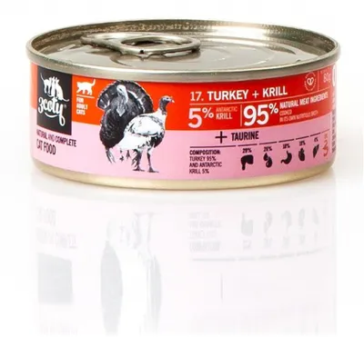 Immagine prodotto di 3COTY Turchia con ali - cibo umido per gatti - 80g