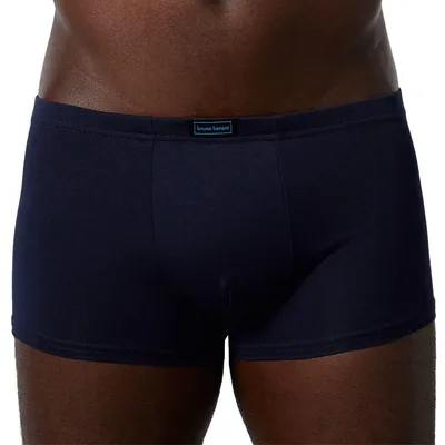 Produktbild von Bruno Banani Herren Hipshort Infinity Boxershorts, Blau (Dunkelblau 090), M EU