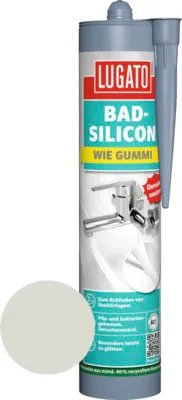 Produktbild von Lugato Bad-Silikon Wie Gummi silbergrau 310 ml