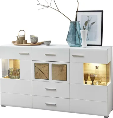 Produktbild von Sideboard Anrichte Beistellschrank Highboard Vitrinenschrank Schrank "Kathlin I"