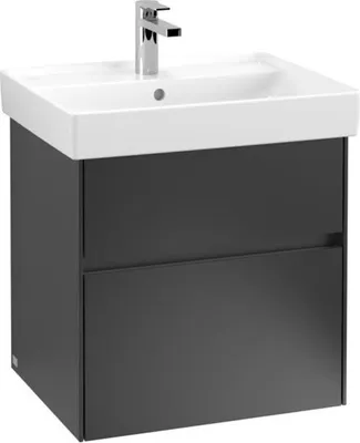 Produktbild von Villeroy & Boch Collaro Waschbeckenunterschrank, 2 Auszüge, Waschbecken mittig, 554x546x444mm, C00800DH
