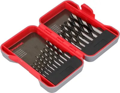 Produktbild von Holzbohrer mit Zentrierspitze Set Etui Bohrer 3/3,5/4/4,5/5/5,5/6/6,5/7/8/10 mm