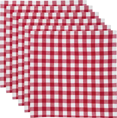 Produktbild von REDBEST Serviette Nashville" 6er-Pack rot 50x50 cm"