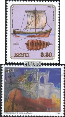 Produktbild von Briefmarken Estland 1997 Mi 302,310 (kompl.Ausg.) gestempelt Schiffe