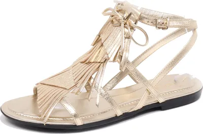 Produktbild von F3188 sandalo donna hell gold TOD'S scarpe Sandale Schuh Frau