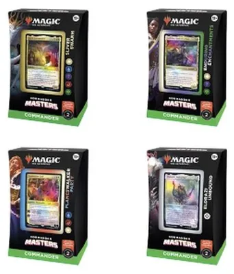 Produktbild von Wizards of the Coast Magic the Gathering Masters Commander-Decks Display (4) englisch
