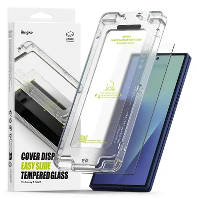 Produktbild von Ringke Abdeckung Display Easy Slide 2er-Pack gehärtetes Glas für Samsung Galaxy Z Fold 7 - Klar