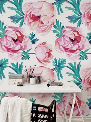 Produktbild von Coloray Fototapete 104x70 cm Latextapete Magicstick - Mohnblumenblumenblumen