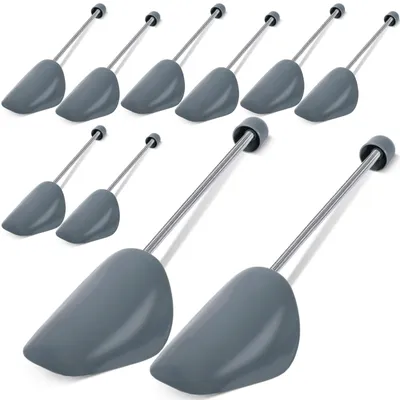 Produktbild von Schuhspanner Schuhbaum Schuhformer - Kunststoff - Grau - Verstellbar - 5 Paar