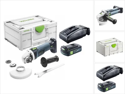 Produktbild von Festool AGC 18-125 EB-Basic Akku Winkelschleifer 18 V 125 mm Brushless + 1x Akku 3,0 Ah + Ladegerät + Systainer
