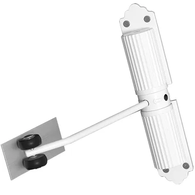 Produktbild von Automatischer Türschließer mit einstellbarer Spannung, Aluminiumlegierung, für Zimmertür, Büro & Gartentor, Weiß