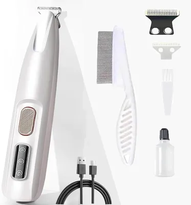 Productafbeelding van Poottrimmer voor honden - stil - waterdicht - oplaadbaar via USB - voor poten ogen en oren