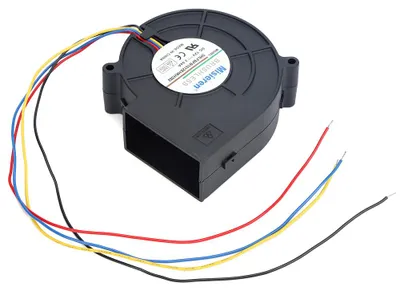Obrázek produktu pro DC ventilátor s turbínou pro piknikové a kempingové topné zařízení a grily, 12 V, 2,94 A