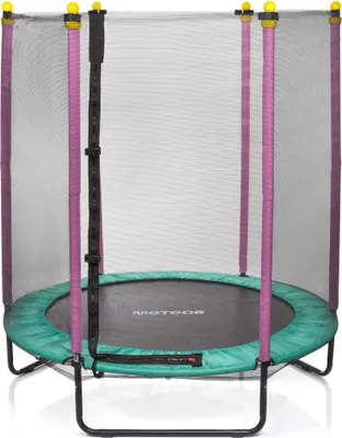 Obrázek produktu pro Trampolína pro děti Meteor TRP-60 140 cm - s bezpečnostní sítí - vnitřní a venkovní