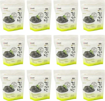 Produktbild von Sempio Geröstete Seealgen Snack mit Sesam 12x50g