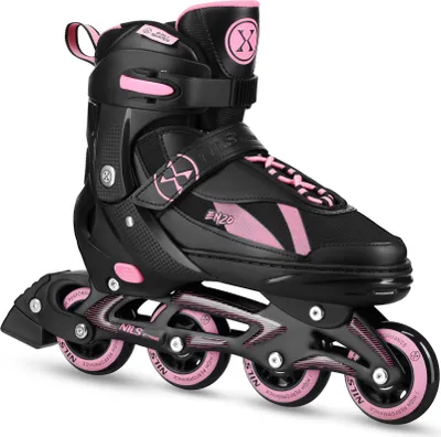 Obrázok produktu pre Inline Korčule 2V1 Enzo Pink Veľkosť. Xs(28-31) S Veľkosťou. Hokejové Lyže Nils Extreme