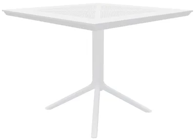 Obrázok produktu pre Lenvalový stôl 80x80 cm, farba:biela