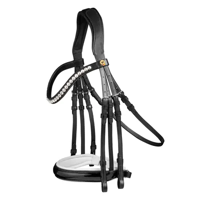 Produktbild von Waldhausen Kandarenzaum S-Line Timeless mit Zügel Schwarz VB