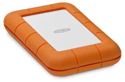 Produktbild von Rugged Secure 2 TB, Externe Festplatte (weiß/orange, USB-C 3.2 Gen 1 (5 Gbit/s))