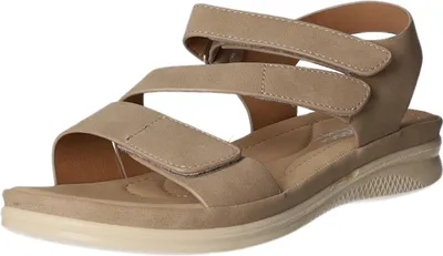 Produktbild von Alyssa Damen-Sandalette Khaki-Beige, Farbe:beige/schlamm, EU Größe:40