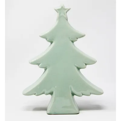 Produktbild von Weihnachtstanne aus Keramik Mintgrün Dekoweihnachtsbaum H 25cm