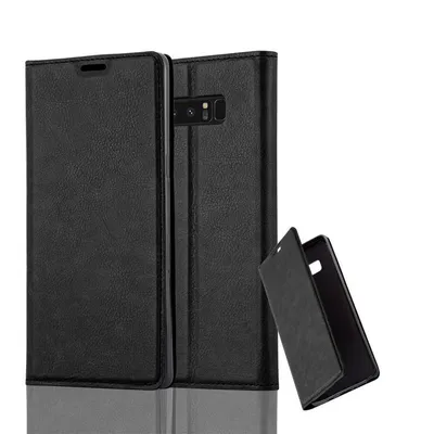 Immagine prodotto di Cadorabo cover per Samsung Galaxy NOTE 8 cover protettiva in nero custodia per cellulare cover chiusura magnetica