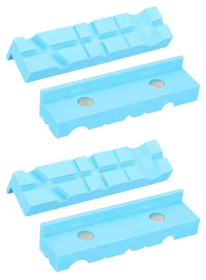 Zdjęcie produktu dla 2 sztuki zacisków, 12,7 cm, gumowe, magnetyczne, niebieskie