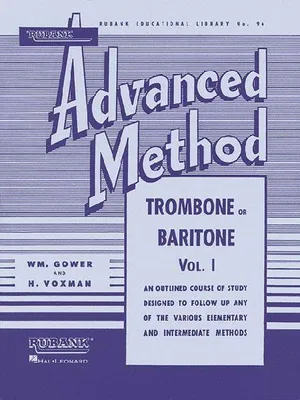 Produktbild von Rubank Advanced Method Trombone or Baritone Songbook Essential Studies for Scales, Arpeggios and Solos Brass Instrument Training Guide for Intermediate and Advanced Players Sheet Music