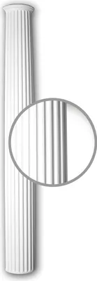 Produktbild von Profhome 412301 Vollsäulen Schaft Fassadenstuck Säule Fassadenelement