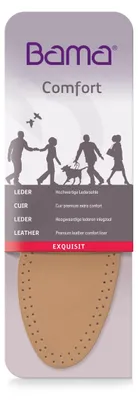 Produktbild von bama Exquisit Ledereinlegesohle, Ledersohle Gr. 36