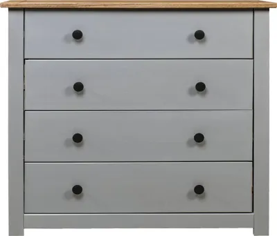 Produktbild von vidaXL Sideboard Grau 80x40x73 cm Kiefernholz Panama