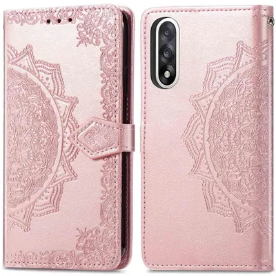 Imagen del producto de Funda libro Mandala para OnePlus Nord 5 - Oro rosado