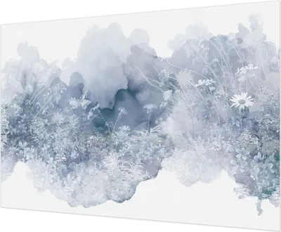 Produktbild von Wandtapete - Dekorative Tapete für Wohnzimmer - Tapetenfolie für Wanddekoration - 208x146 cm - Blumenwiese