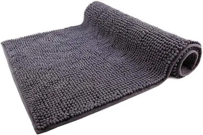 Produktbild von Famanu Badmatte Antislip - Grau - 70 x 120 cm