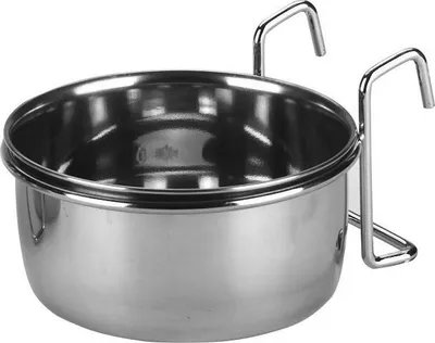 Image de Ecuelle en inox Ecuelle pour nourriture Ecuelle pour eau à suspendre Ecuelle 600 ml