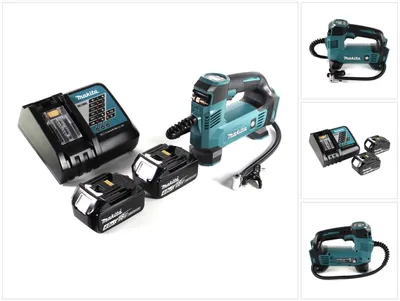 Obrázok produktu pre Akumulátorový kompresor Makita DMP 180 RM 18 V 8,3 bar + 2x batéria 4,0 Ah + nabíjačka