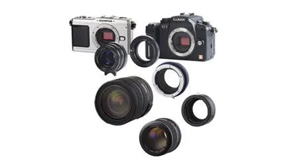Produktbild von Novoflex MFT/MIN-MD, Schwarz, Micro Four Thirds w/ Minolta MD