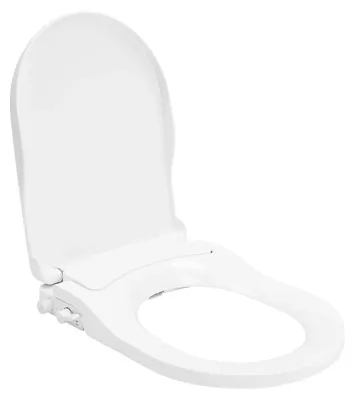 Produktbild von Nicht elektrischer Bidet-Toilettensitz, duale Düsentechnologie, ergonomischer Komfort, WEISS