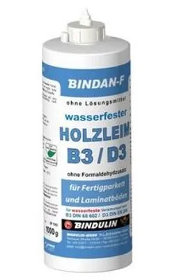Produktbild von Bindulin Bindan-F wasserfester Holzleim B3/D3 BF 1000 gr.