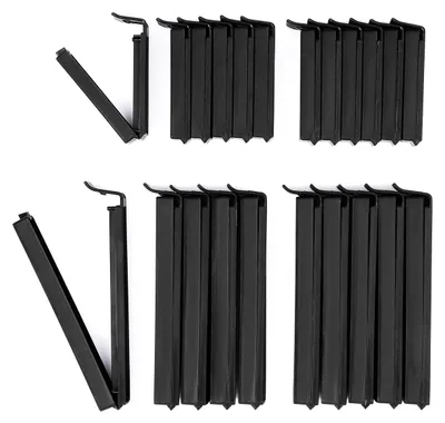 Imagen del producto de Clips para bolsas, cierres tipo clip, color negro - 22 unidades para bolsas, paquetes y bolsas para congelar