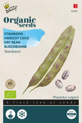 Produktbild von Buzzy Organic Buschbohne Stamkievit Borlotto -  - Ca. 15 gr