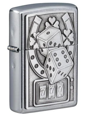 Produktbild von Feuerzeug Zippo 49294 Lucky 7 Silber Metall