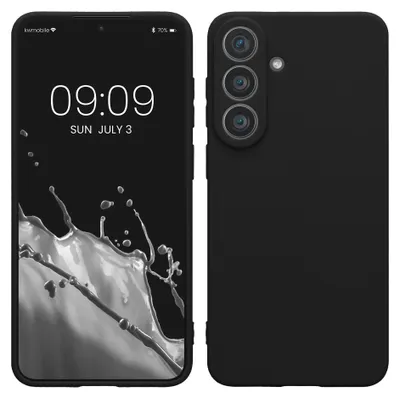 Produktbild von kwmobile Handyhülle für Samsung Galaxy S26 FE Hülle - weiches Handy Silikon Case - Schutzhülle Cover - Schwarz