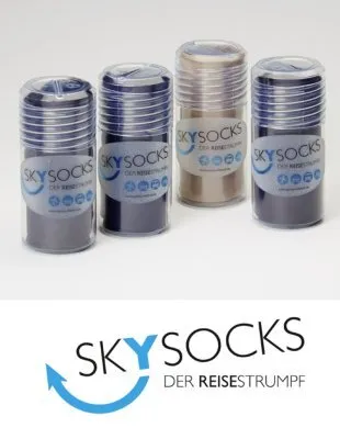 Produktbild von Skysocks classic 70den AD 44/45 black 2 St